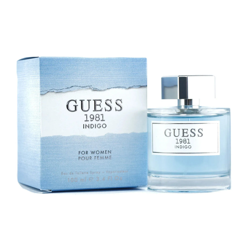 Guess 1981 Indigo Women’s Perfume/Cologne For Women Eau de Toilette 3.4 oz / Gift Set 3.4 oz Edt
