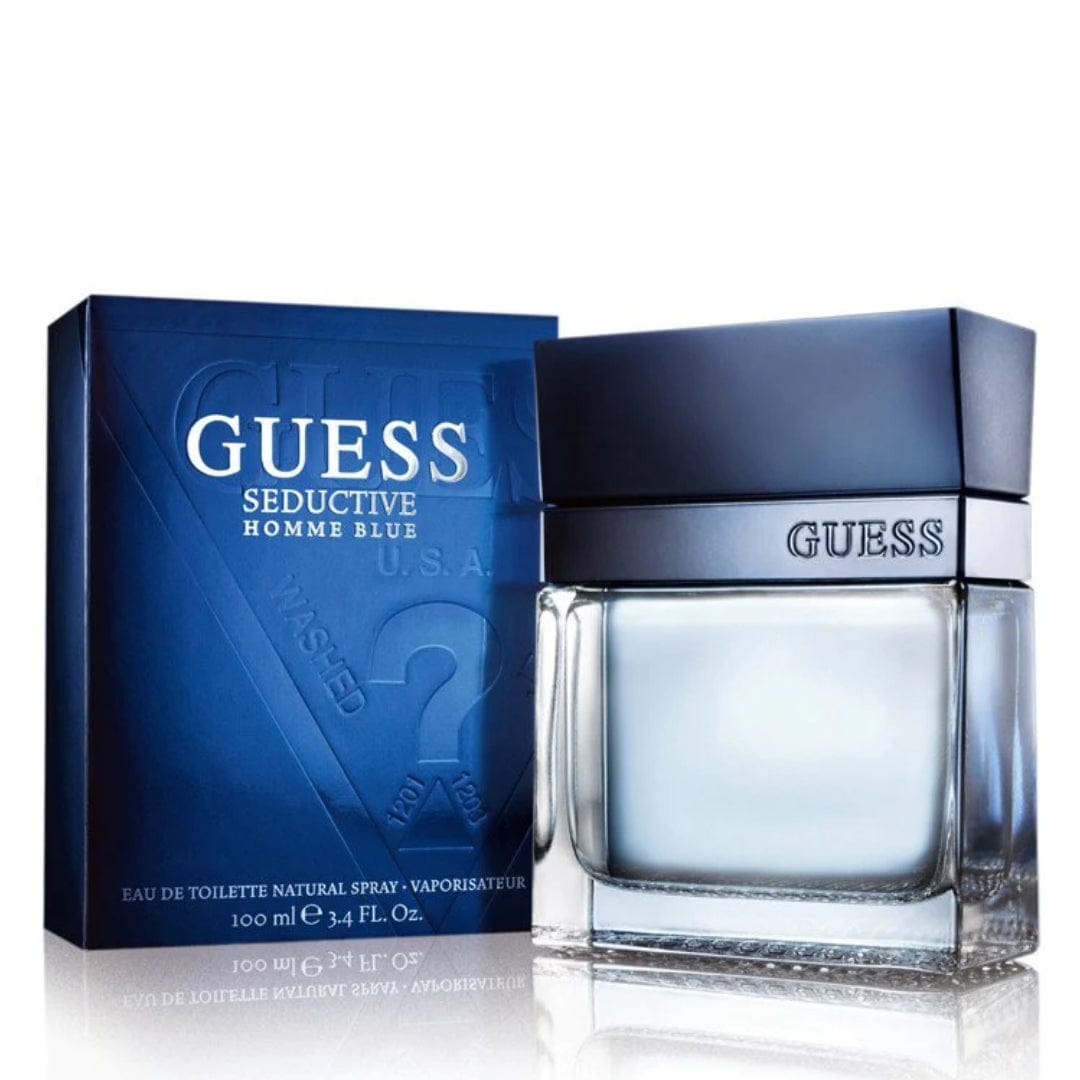 Guess Seductive Homme Blue Men’s Perfume/Cologne For Men Eau de Toilette 3.4 oz Edt