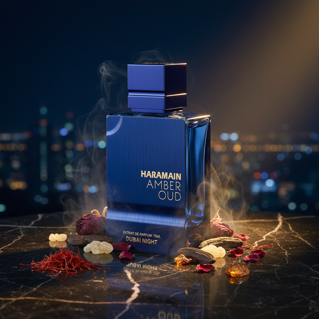 Haramain Amber Oud Dubai Night