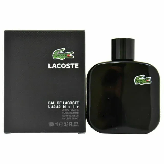Lacoste Eau de Lacoste L.12.12. Noir Men’s Perfume/Cologne For Men Eau de Toilette 3.4 oz Edt