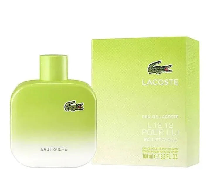 Lacoste L.12.12 Eau Fraîche Men’s Perfume/Cologne For Men Eau de Toilette 3.3 Oz Edt