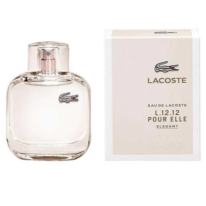 Lacoste L.12.12 Pour Elle Elegant Women’s Perfume/Cologne For Women Eau de Toilette 3.0 Edt