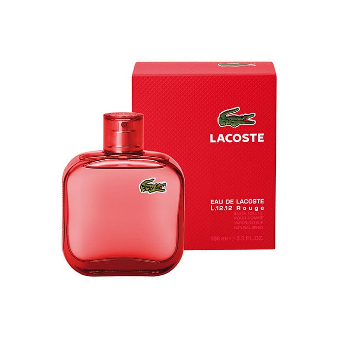 Lacoste Lacoste Eau De Lacoste L.12.12 Rouge Men’s Perfume/Cologne For Men Eau de Toilette 3.3 oz Edt