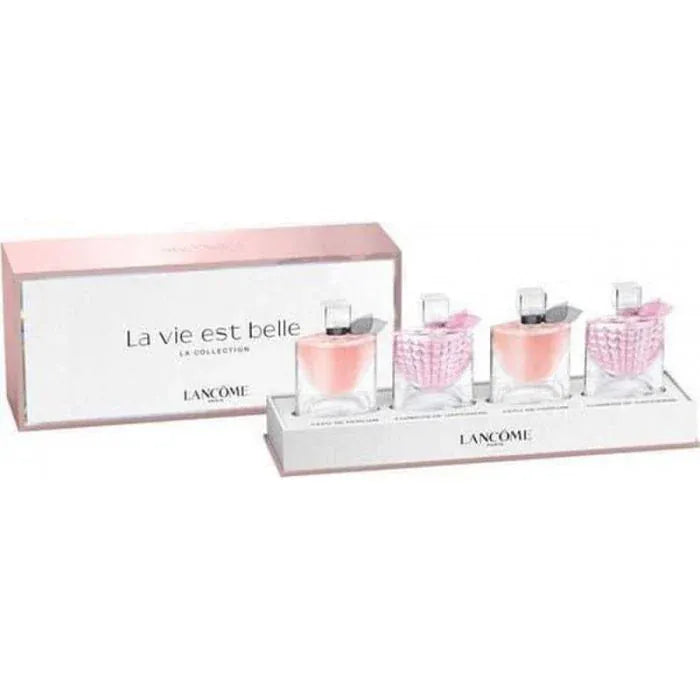 Lancome La Vie Est Belle Mini Set Women's Perfume/Cologne For Women Eeu De Parfum 4 X 0.15 oz Edp