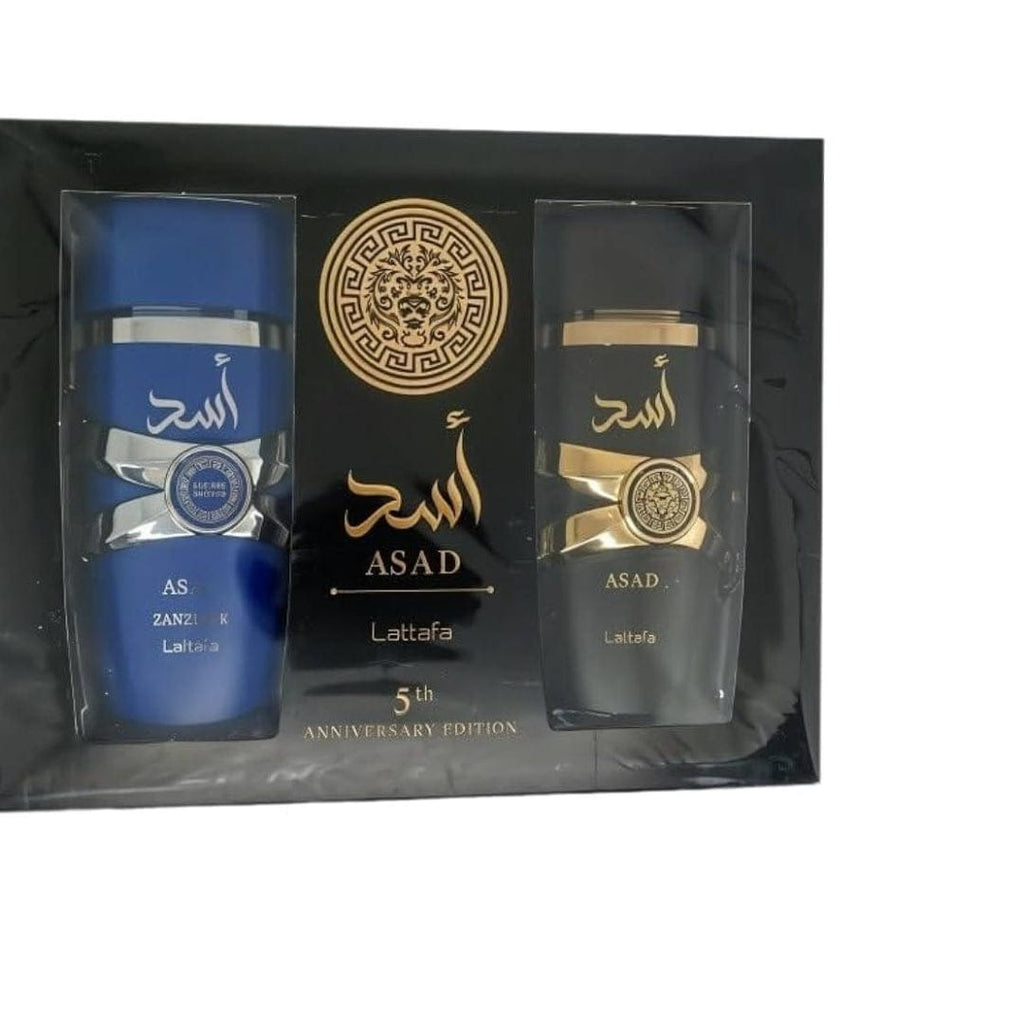 Lattafa Asad Duo 5th Anniversary Set  2x3.4 oz