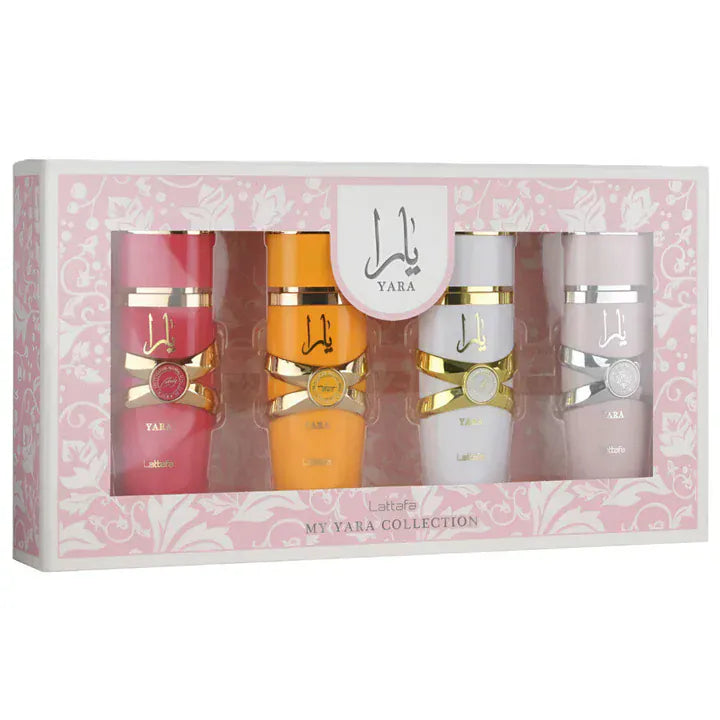 Lattafa yara Gift Set Miniature 4x0.84 oz