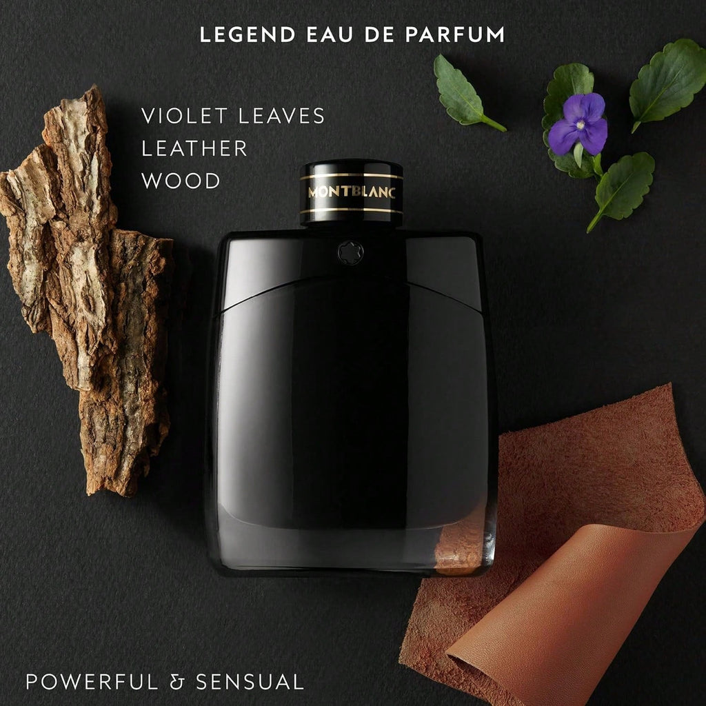 Montblanc Legend Eau de Parfum - Men's Fragrance - Fougere Aromatic - With notes of Bergamot, Jasmine & Oak Moss-100ml 3.3floz