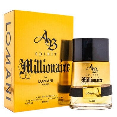 Lomani AB Spirit Millionaire Men’s Perfume/Cologne For Men Eau de Toilette 3.3 oz/ 6.6 oz / Gift Set 3.3 oz Edt