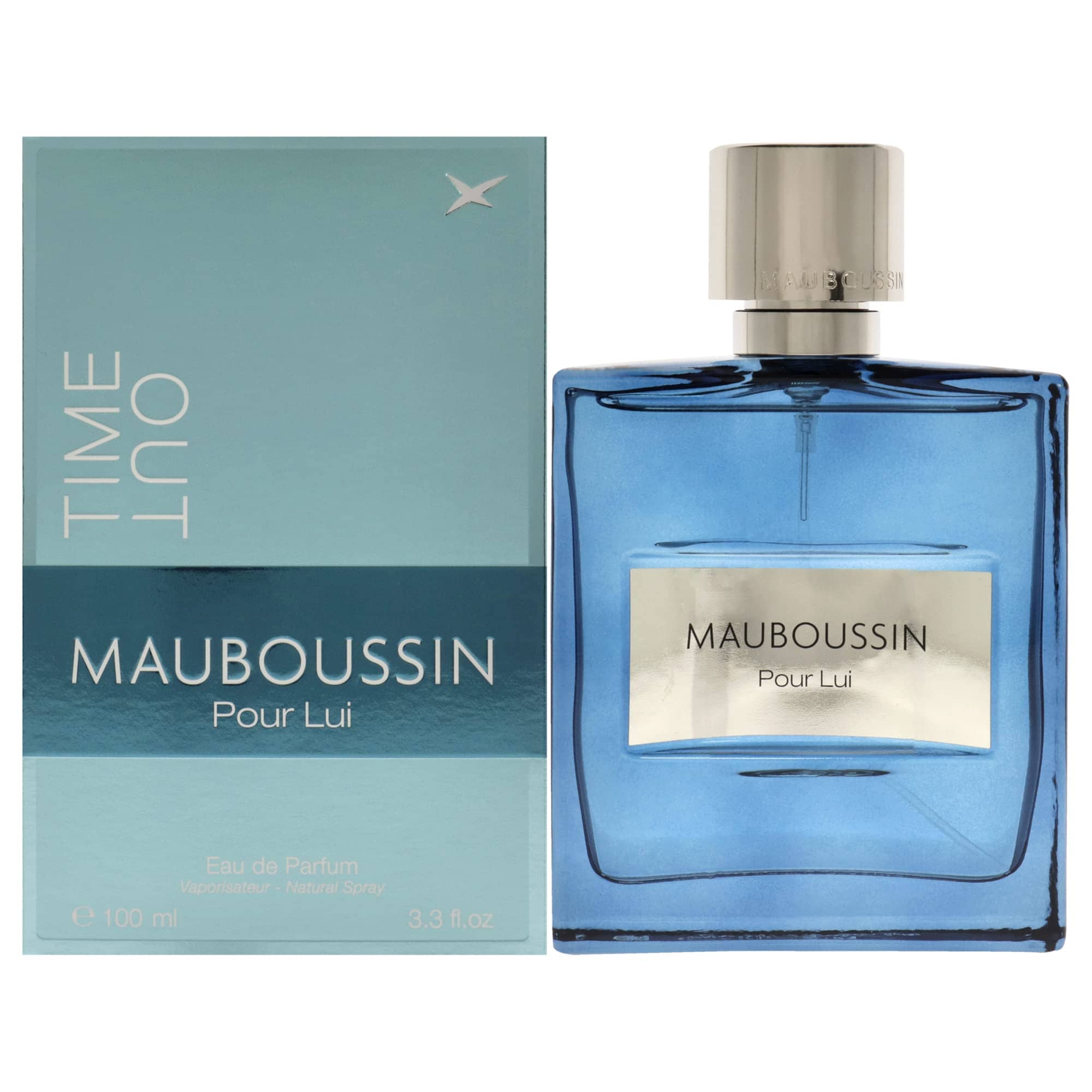Mauboussin Mauboussin Pour Lui Time Out  Men’s Perfume/Cologne For Men Eau de Parfum 3.4 oz Edp