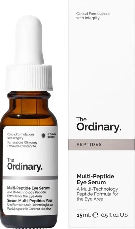 The Ordinary Multi-Peptide Eye Serum, Anti-Aging Formula for Crow’s Feet, Dark Circles & Puffiness - 15ml