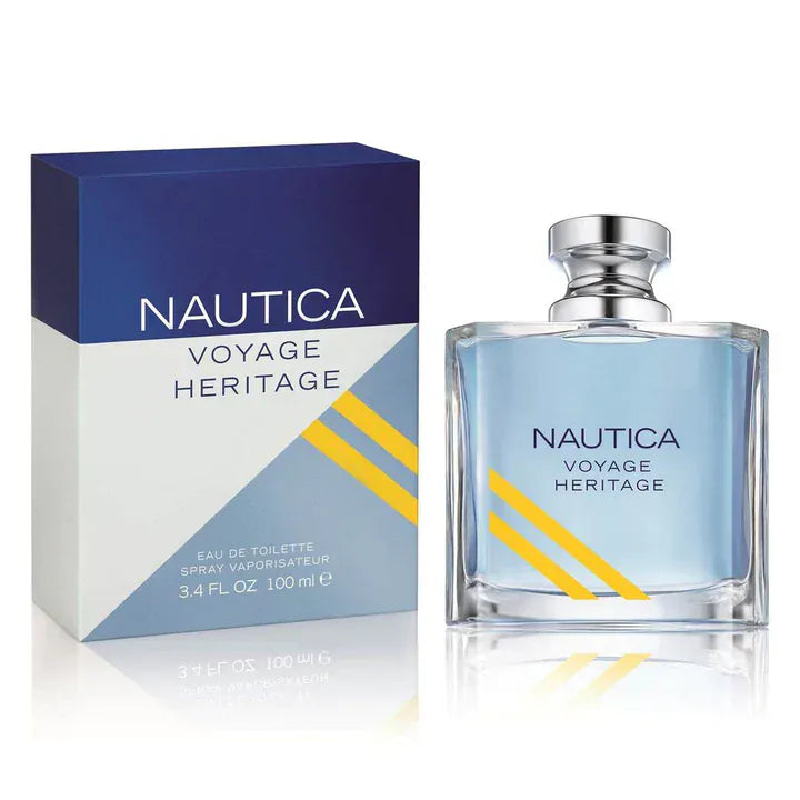 Nautica Voyage Heritage Men’s Perfume/Cologne For Men Eau de Toilette 3.4 oz Edt