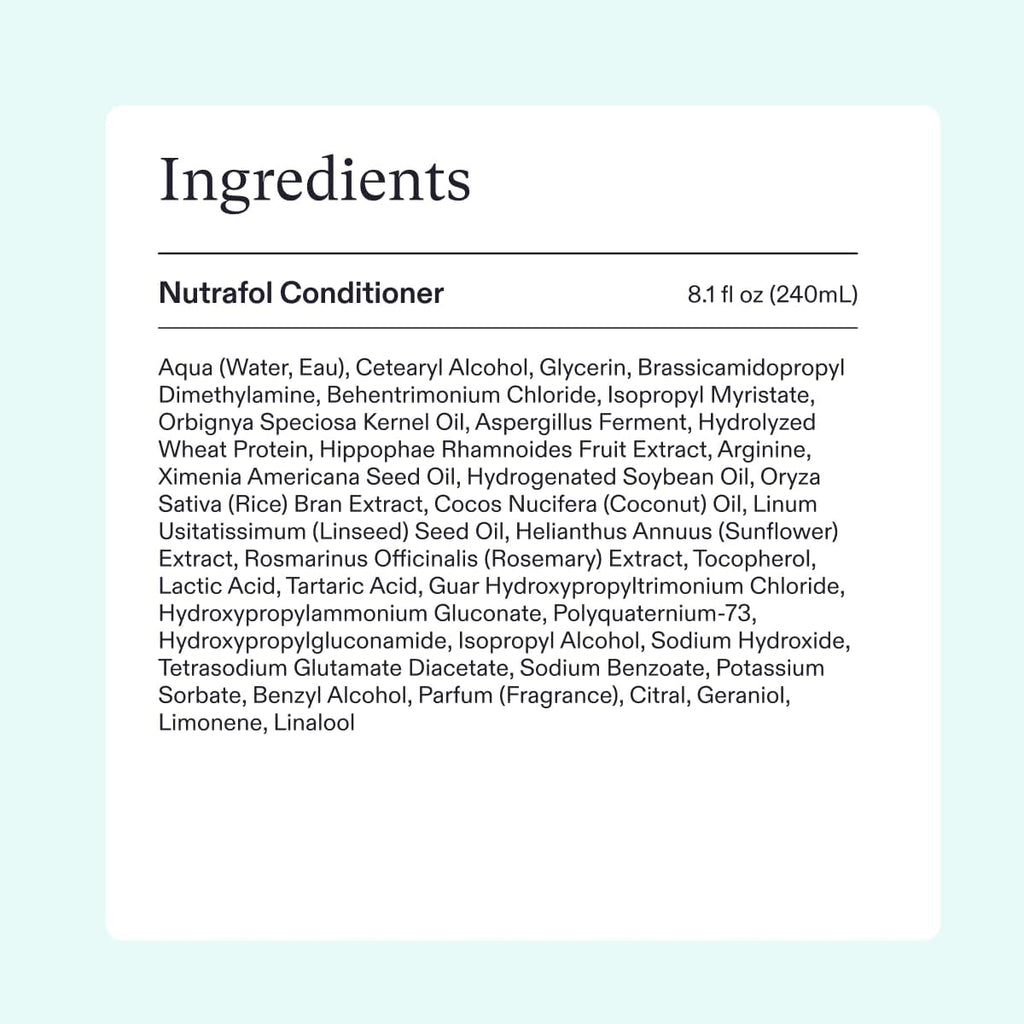 Nutrafol Strand Defender Strengthening Conditioner for Thinning Hair 240ml