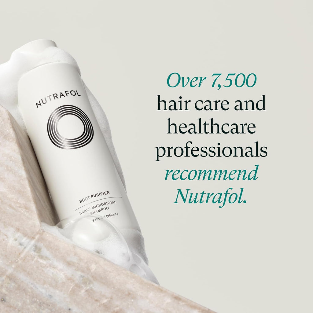 Nutrafol Shampoo and Conditioner, Cleanse and Protect Hair and Scalp, Improves Hair Volume, Strength and Texture, Physician-formulated for Thinning Hair - 8.1 Fl Oz Bottle