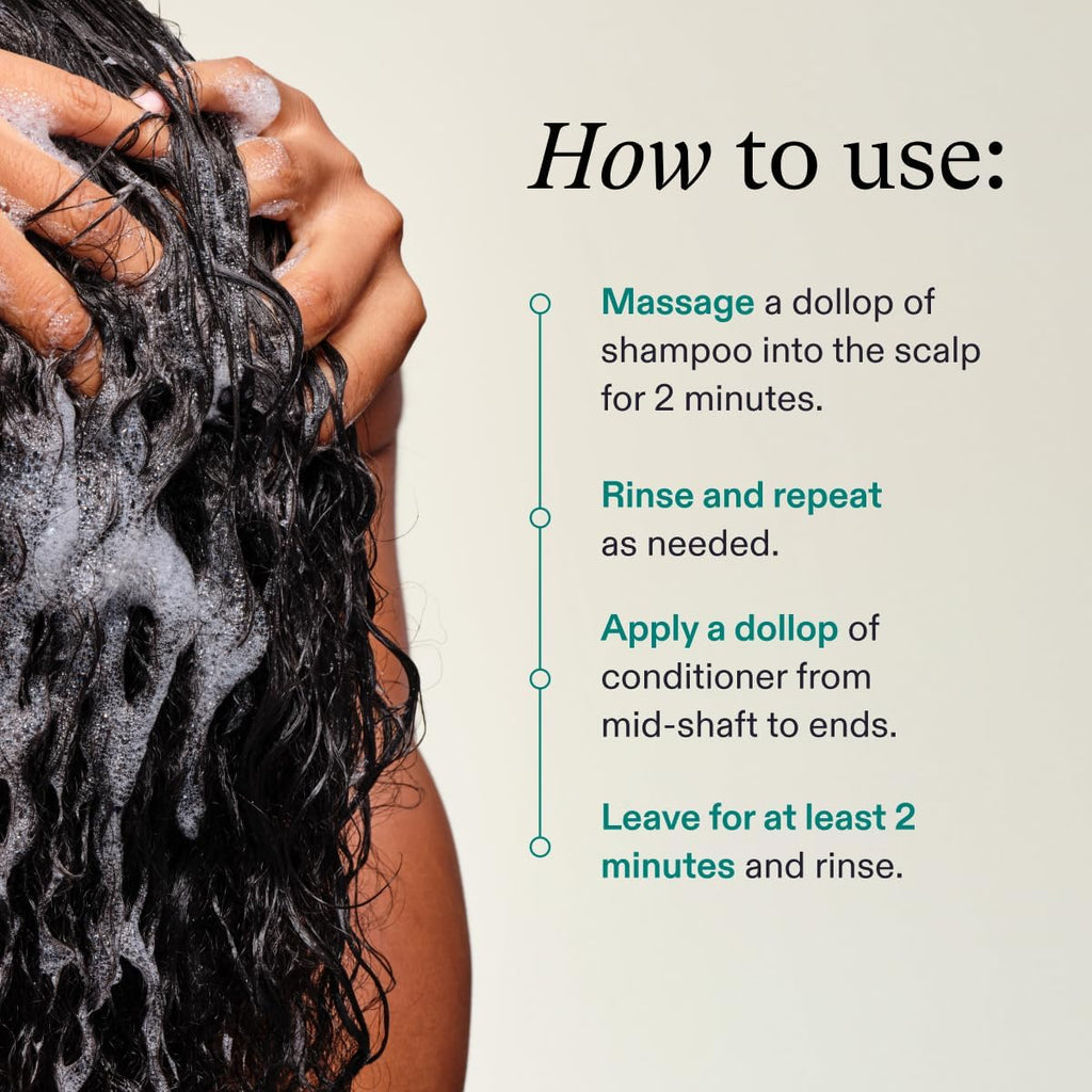 Nutrafol Shampoo and Conditioner, Cleanse and Protect Hair and Scalp, Improves Hair Volume, Strength and Texture, Physician-formulated for Thinning Hair - 8.1 Fl Oz Bottle