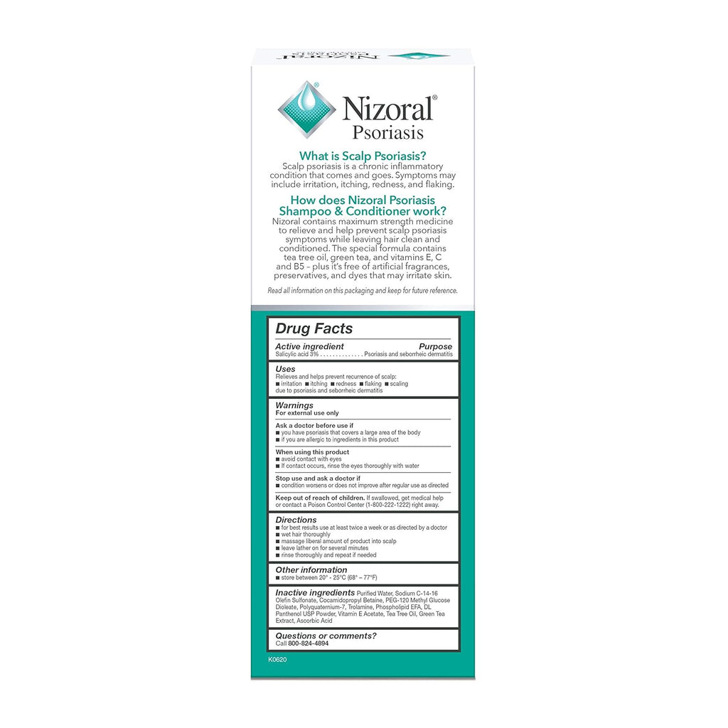 Nizoral Scalp Psoriasis Shampoo Salicylic Acid 3% Conditioner 325ml