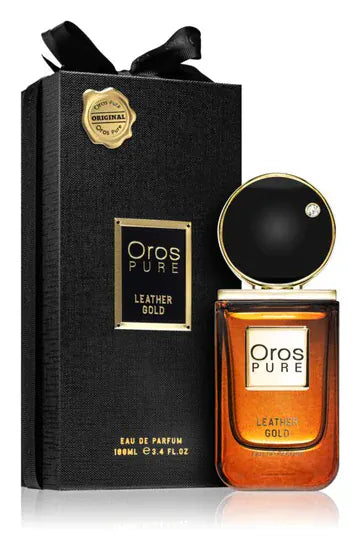 Oros Pure Leather Gold 3.4 Oz Edp