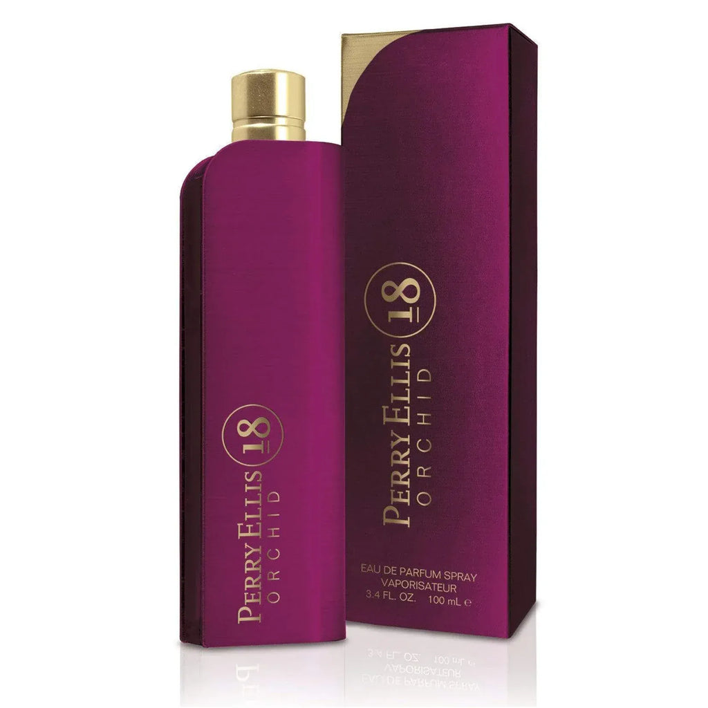 Perry Ellis 18 Orchid Women’s Perfume/Cologne For Women Eau de Parfum 3.4 oz / Gift Set 3.4 oz / Body Mist 8.0 oz Edp