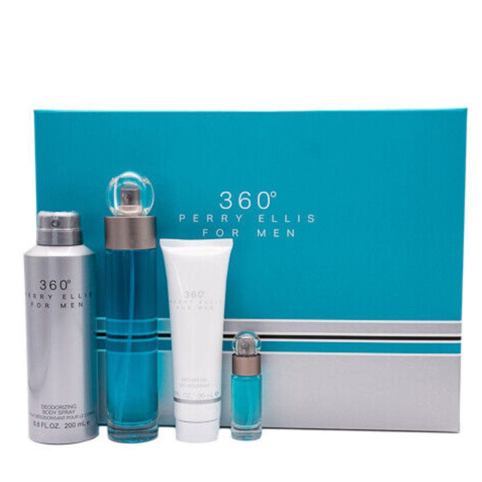 Perry Ellis 360° Cologne For Men Eau De Toilette Spray 3.4 oz / 6.80 oz / Gift Set 3.4 oz / Deodorant 6.8 oz Edt