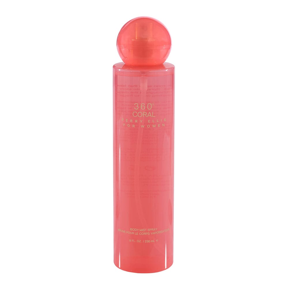 Perry Ellis 360° Coral Perfume Women's Perfume/Cologne For Women Eau De Parfum 6.8 oz / Gift Set 3.4 oz / Body Mist 8.0 ozEdp