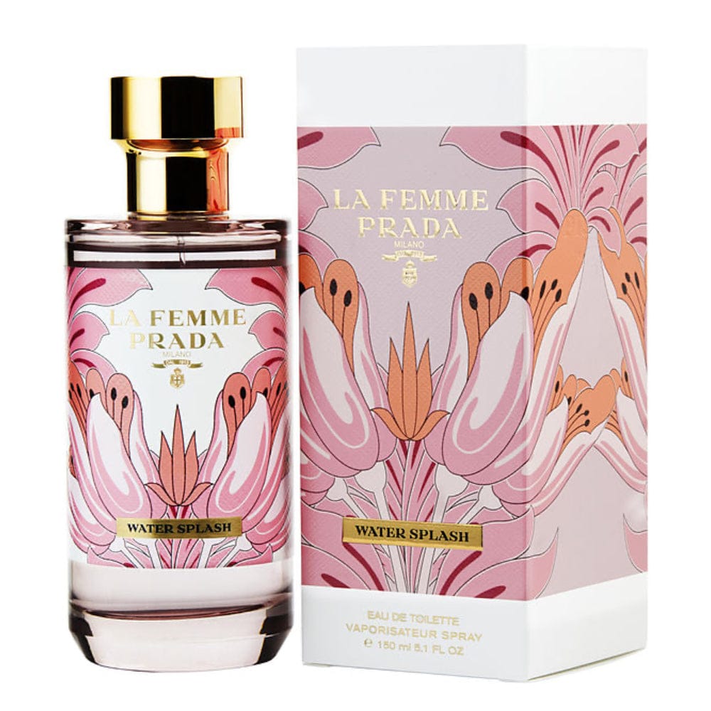 Prada La Femme Water Splash Women's Perfume/Cologne For Women Eau de Toilette 5.1 oz Edt