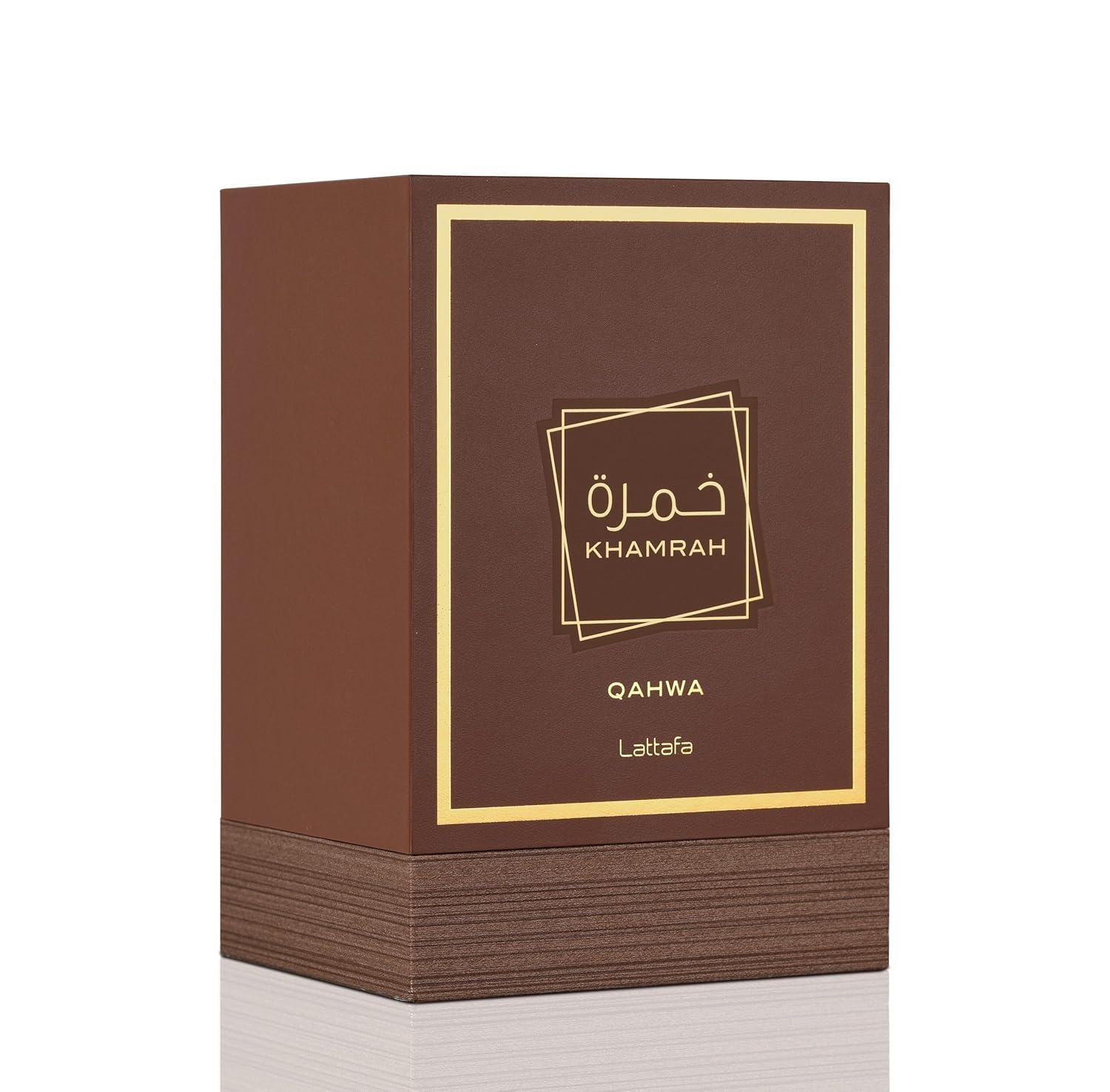 Lattafa Khamrah Qahwa Eau de Parfum for Unisex - Long-Lasting Fragrance - Vanilla, Warm Spicy, Cinnamon, Sweet - 3.40 Ounce / 100 ml