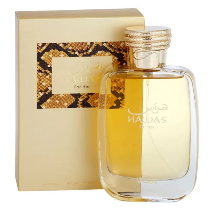 Rasasi Hawas for Her Women’s Perfume/Cologne For Women Eau de Parfum 3.33 oz Edp