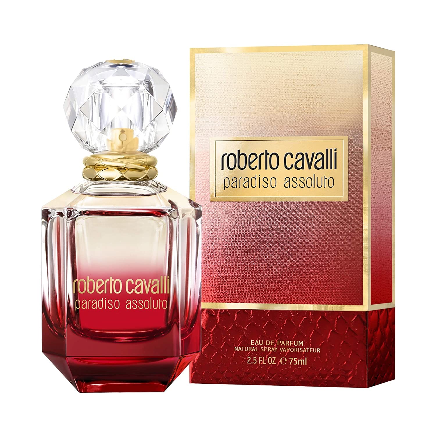 Roberto Cavalli Paradiso Assoluto Perfume For Women Eau De Parfum 1.7 oz / 2.5 oz Edp