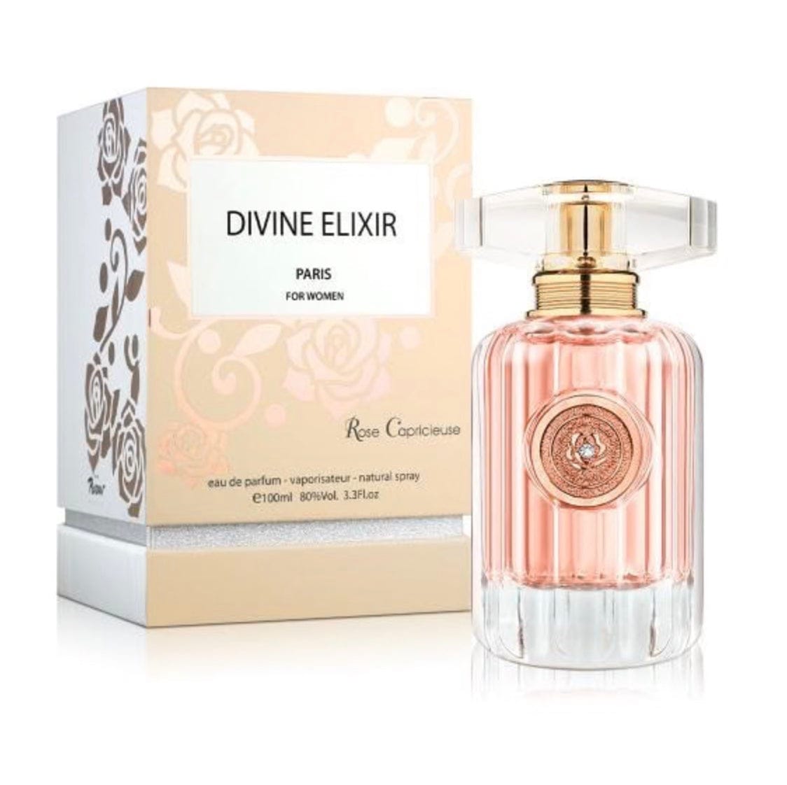 Rose Capricieuse Divine Elixir Rose Women's Perfume/Cologne For Women Eau de Parfum 3.3 oz Edp