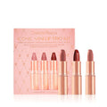 Charlotte Tilbury Iconic Mini Lip Trio Kit - Pillow Talk, Walk of No Shame, Supermodel 0.03 Ounce