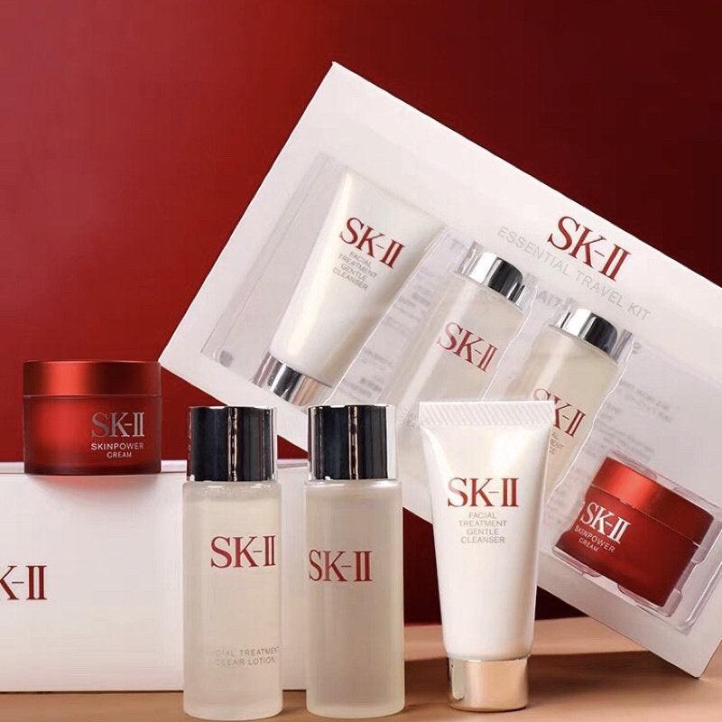 SK-II Essential Travel Kit (4 Items With Box) - Birthday, Valentine's Day, Anniversary, Holiday Gift Set