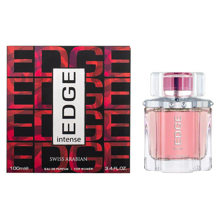 Swiss Arabian Edge Intense For Women/Cologne For Women Eau de Parfum 3.4 Oz Edp