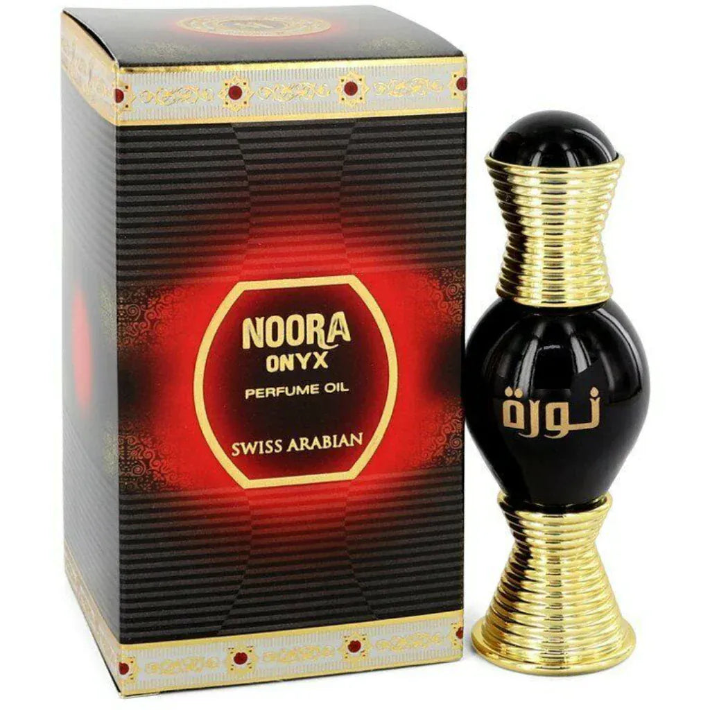 Swiss Arabian Noora Onyx Women’s Perfume/Cologne For Women Parfum Oil 0.80 oz Edp