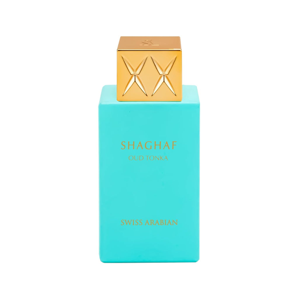 Swiss Arabian - Shaghaf Oud Tonka - Vanilla Perfume with Warm Amber Fragrance - Earthy and Woody Allure - Enchanting Fusion of Arabic Perfume - 75ml/2.5 oz