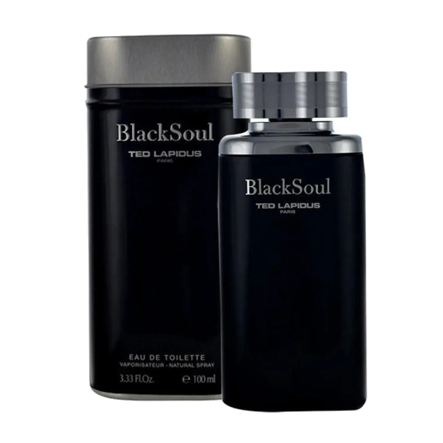 Ted Lapidus Black Soul Men’s Perfume/Cologne For Men Eau de Toilette 3.3 oz / Gift Set 3.4 oz Edt