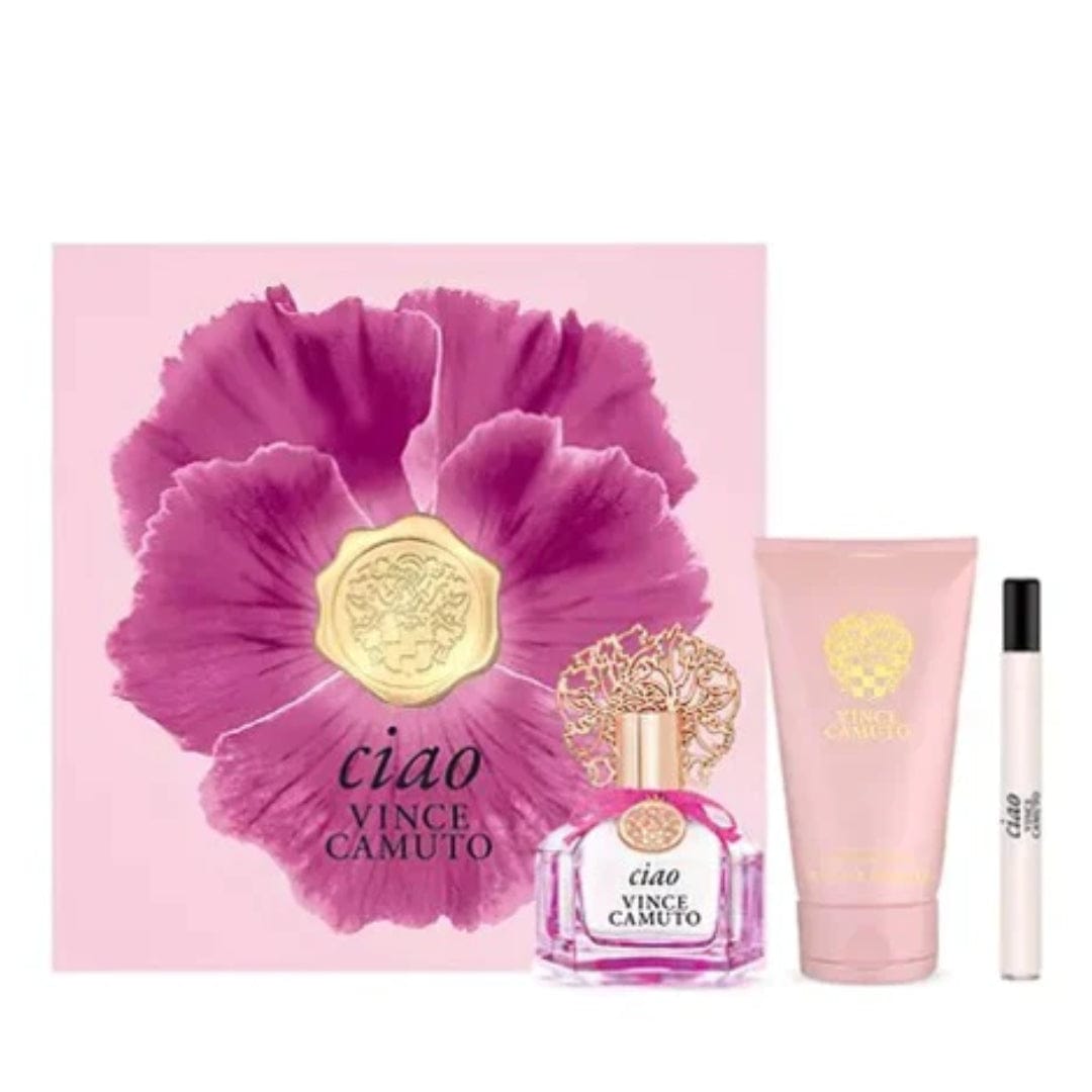 Vince Camuto Ciao Women’s Perfume/Cologne For Women Eau de Parfum 3.4 oz / Gift Set 3.4 oz / Body Mist 8.0 ozEdp
