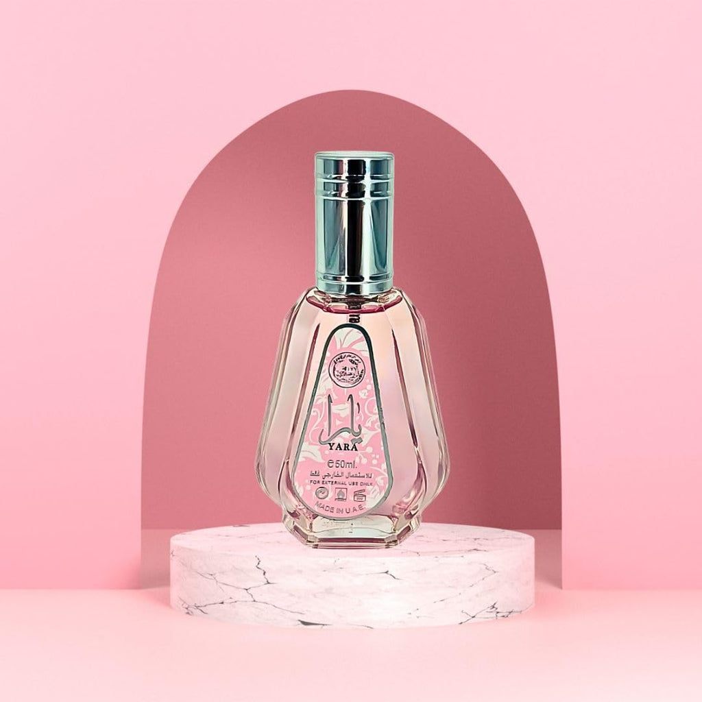 Lattafa Yara Eau de Parfum Spray Long-Lasting Fragrance for Women 1.7 Ounce / 50ml