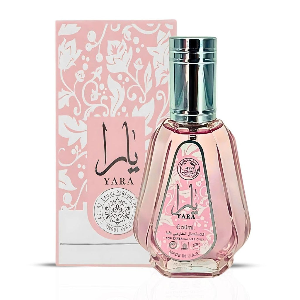 Lattafa Yara Eau de Parfum Spray Long-Lasting Fragrance for Women 1.7 Ounce / 50ml
